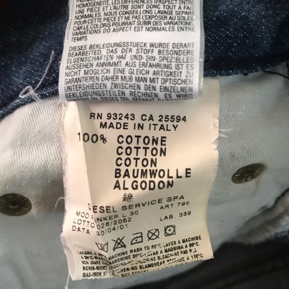 Diesel denim Jean made in Italy 🇮🇹 - Picture 10 of 12